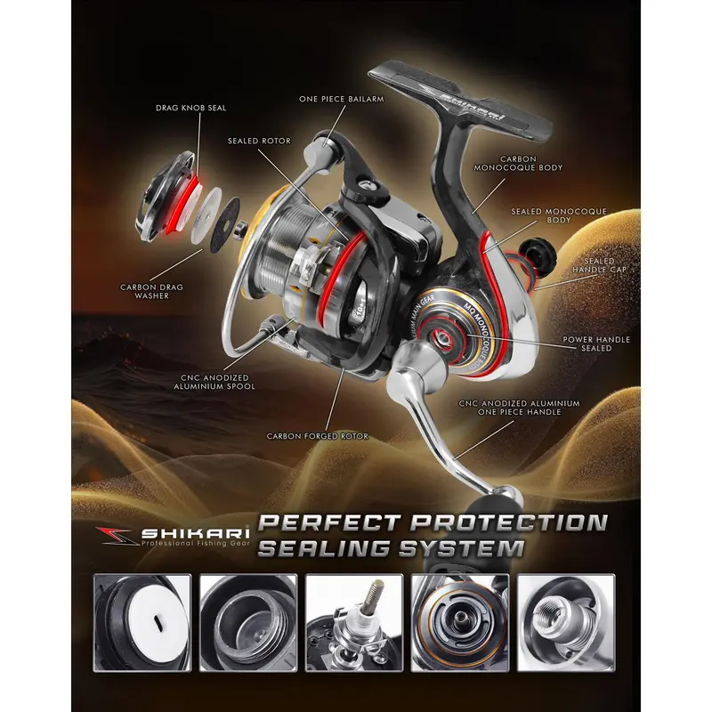 Shikari - Reel Delta Spinning 11 Ball Bearing Power Handle 2