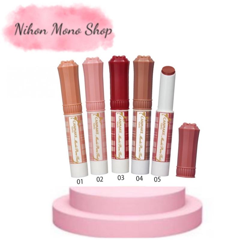 Son tint dưỡng có màu Canmake Muchi Puru nội địa Nhật Bản-Son dưỡng trang điểm có màu Canmake Cosmetic Women