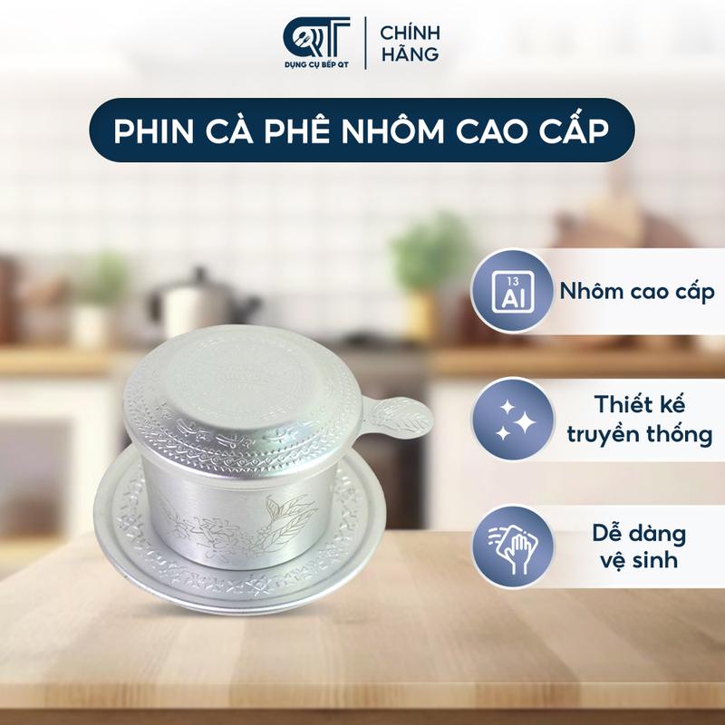 Phin Cà Phê Nhôm Cao Cấp, Nhiều kícḣ Cỡ, Phù Hợp Gia Đình, Quán Cà Phê Lớn - QT KITCHENWARE phin  pha phin  pha