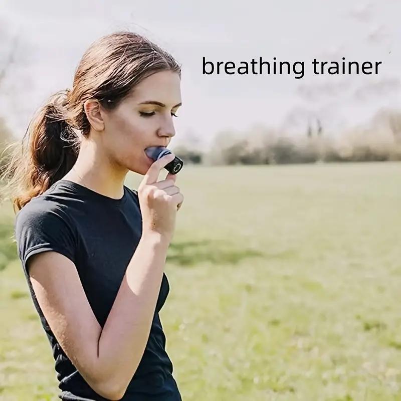 Portable Inhale Respiratory Trainer, Adjustable Resistance Compact Lung Exercise Device, Lung Capacity Training Equipment for Improve Breathing Capacity 2