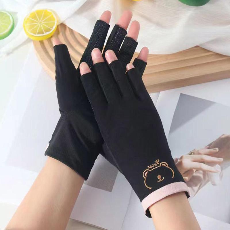 Product Introduction of Găng Tay Chống Nắng, Hở Ngón Tay, Dành Cho Nữ, Mỏng, Chống Tia UV, Co Giãn, Thoáng Khí, Thích Hợp Lái Xe, X5E3 16