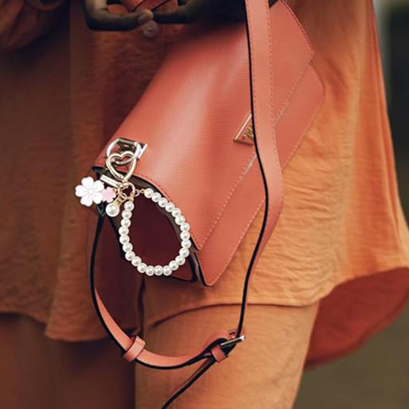 Product Introduction of Fashionable Flower Design Keychain, Cute Keychain for Women & Girls, Fashion Accessories for Daily Use, Trendy All-match & Exquisite Keychain for Birthday Gift 2