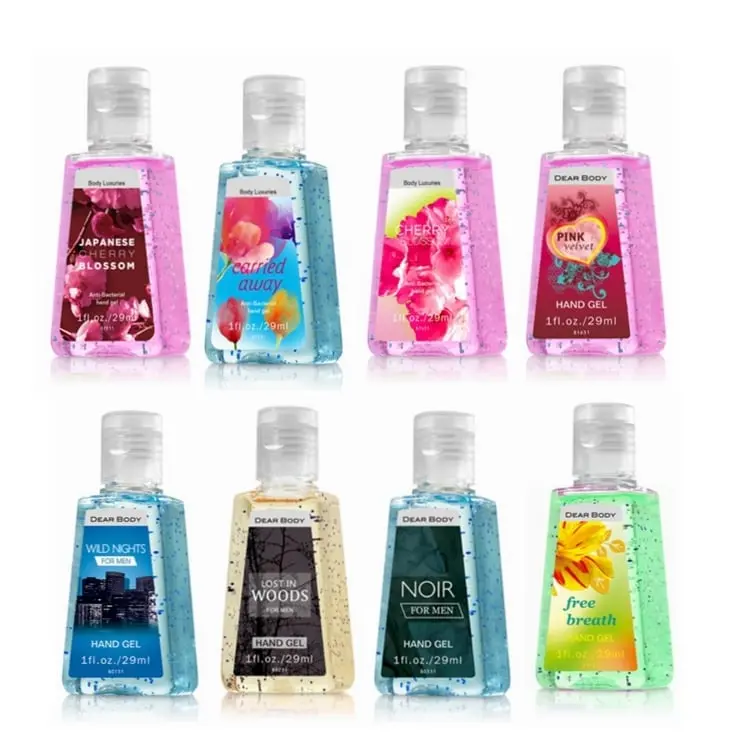 ( Nhiều mùi ) Gel Rửa Tay Khô Nước Hoa  Dear Body sát khuẩn. ruatay