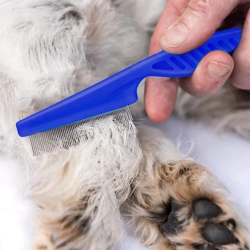 Product Introduction of 1Pc Rabbit Grooming Brush Pet Hair Remover Flea Comb Shampoo Bath Brush for Hamster Guinea Pig Rabbit Small Pet Accessories 24
