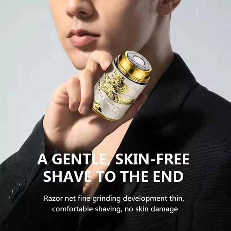 Product Introduction of Dragon Head Shaver For Men Mini Razor Portable Shaver USB Charging Dragon Pattern Car Razor Easy To Carry Durable 22