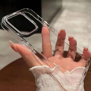 Funda para celular transparente, resistente a golpes, accesorio compatible con iPhone 16 15 14 13 12 11 Pro Max 16 15 14 Plus 13 12 Mini X XS Max XR 8 7 Plus, Casing, Protector, Funda para celular