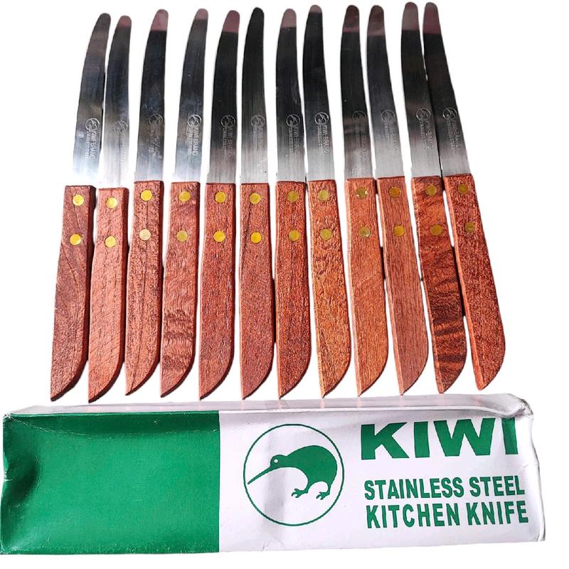 Set 12 Dao Gọt Trái Cây Thái Lan Cán Gỗ Tiện lợi[ Mũi Nhọn]