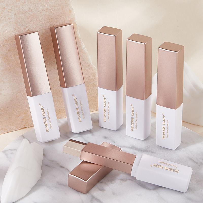 Product Introduction of Two-color eye shadow stick high light lying silkworm pen waterproof anti-sweat pearl eye shadow earth color beginner Makeup Cosmetic 18