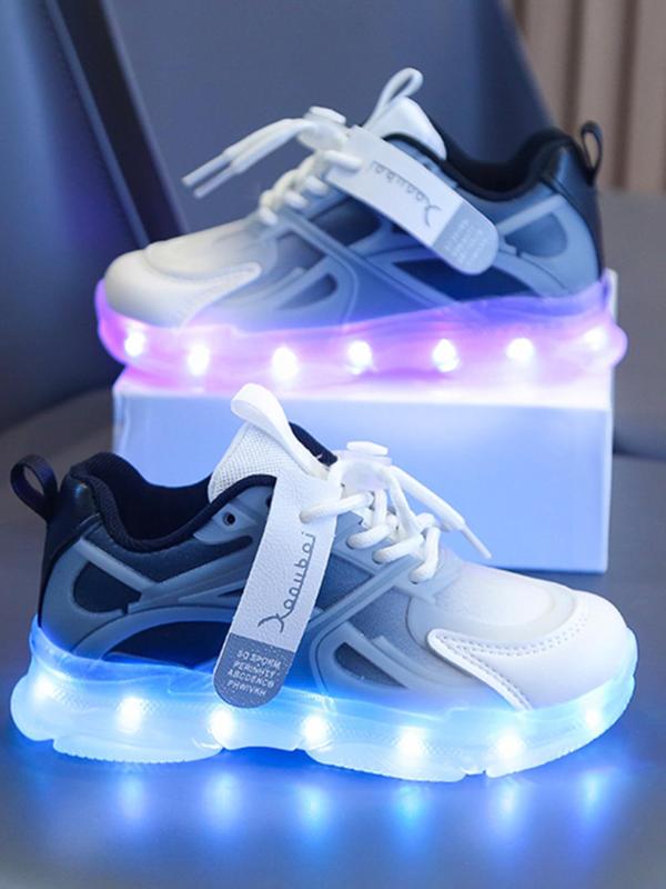 USB Rechargeable LED Light Shoes, Glow in The Dark Casual Sneakers, Street Dancing Shoes, Boys Girls Glow-in-the Dark Casual Sneakers 7