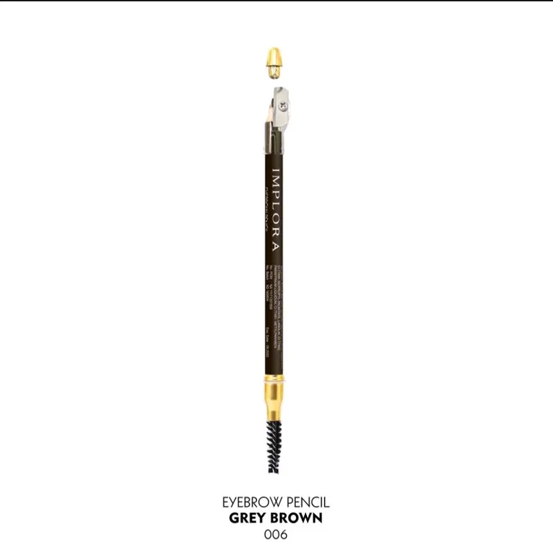 IMPLORA PENSIL ALIS | Black | Grey | Brown | Dark Brown Tahan Lama Eyebrow 5