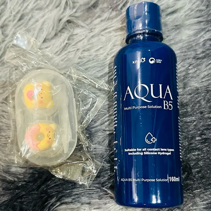 [ Combo ]Nước Ngâm Lens 160ml 360ml + Nhỏ Mắt + Cóc Rửa Lens + Khay CHARM loại tốt Diệt vi trùng Đa năng Chất diệt khuẩn 3