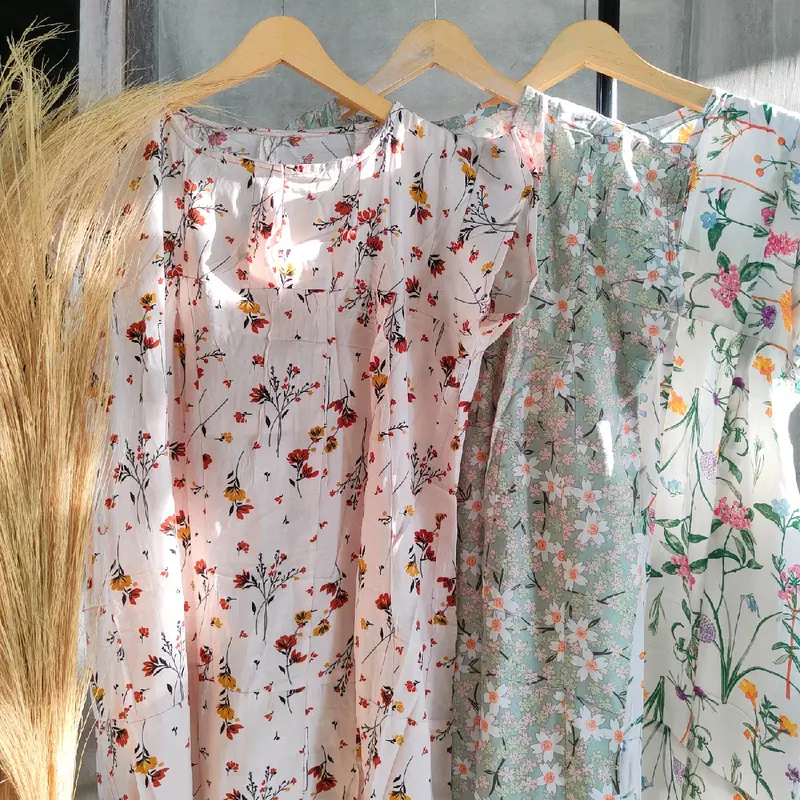 Daster Sambung Rayon Model Busui Kancing Sudah Obras 2