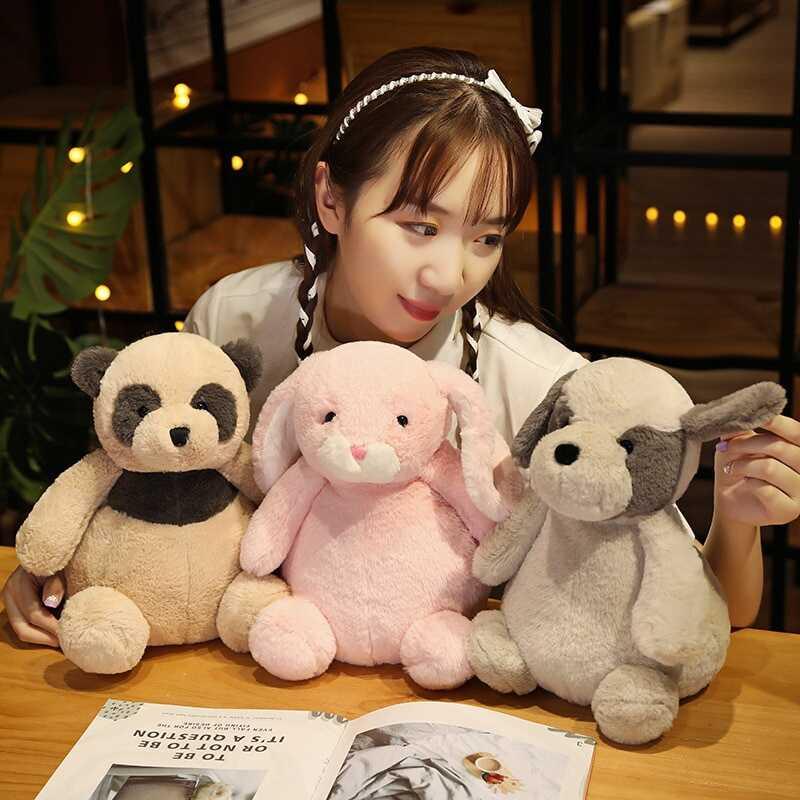 Đồ Chơi Nhồi Bông Hình Động Vật Dễ Thương, Gấu Bông, Chim Cánh Cụt, Khủng Long, Gấu Túi, Thỏ Koala, Búp Bê Thú Nhồi Bông, Gối Thoải Mái, Thích Hợp Cho Bé Gái, Có Kích Thước 25cm Và 35cm 2