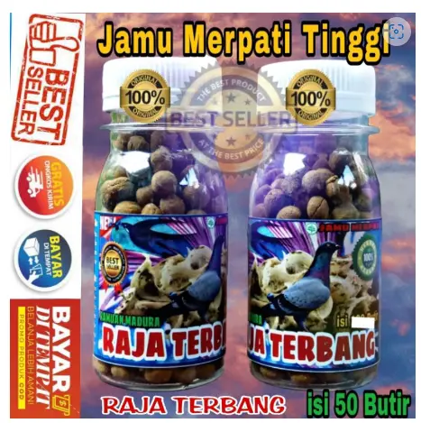 50 Butir Pil SARANG WALET RAJA TERBANG / jamu merpati Tinggi Pukul Manuver / Doping super giring keket / jamu merpati kolong jamu 0
