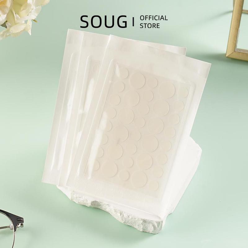 Miếng Dán Trị Mụn, SOUG, Trong Suốt Vô Hình, Hydrocolloid, Hình Tròn, Có Axit Salicylic Và Dầu Cây Trà, Chăm Sóc Mụn Trứng Cá, 36 Miếng / Tấm