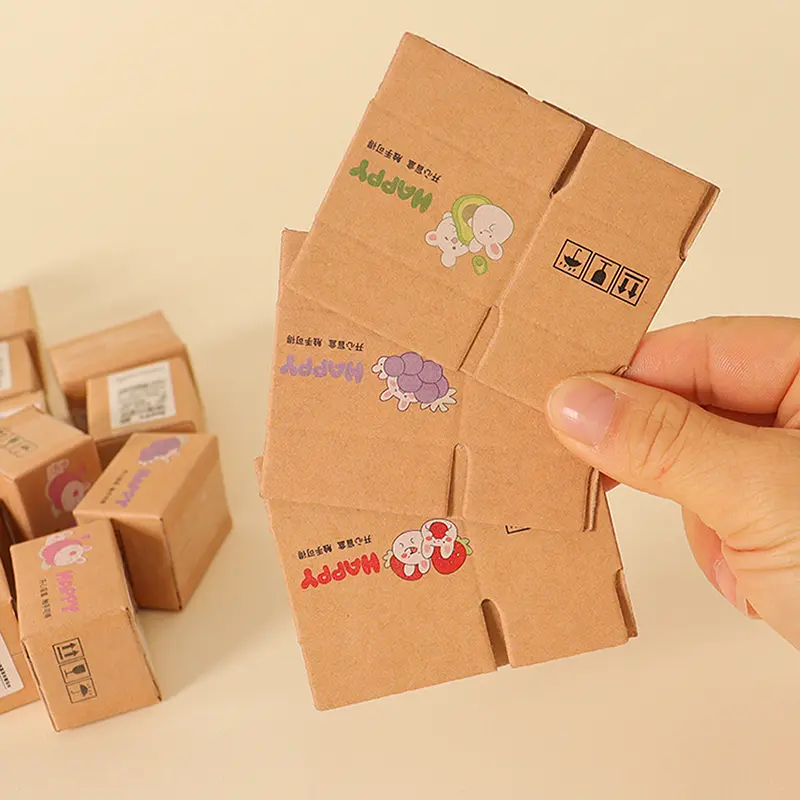 [MMG]Miniature Creative Mini Express Box Surprise Blind Box Resin Ornaments Trendy Toys