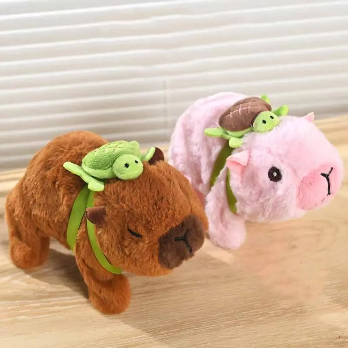 Cute Simulation Electric Plush Capybara Doll Toy Can Walk