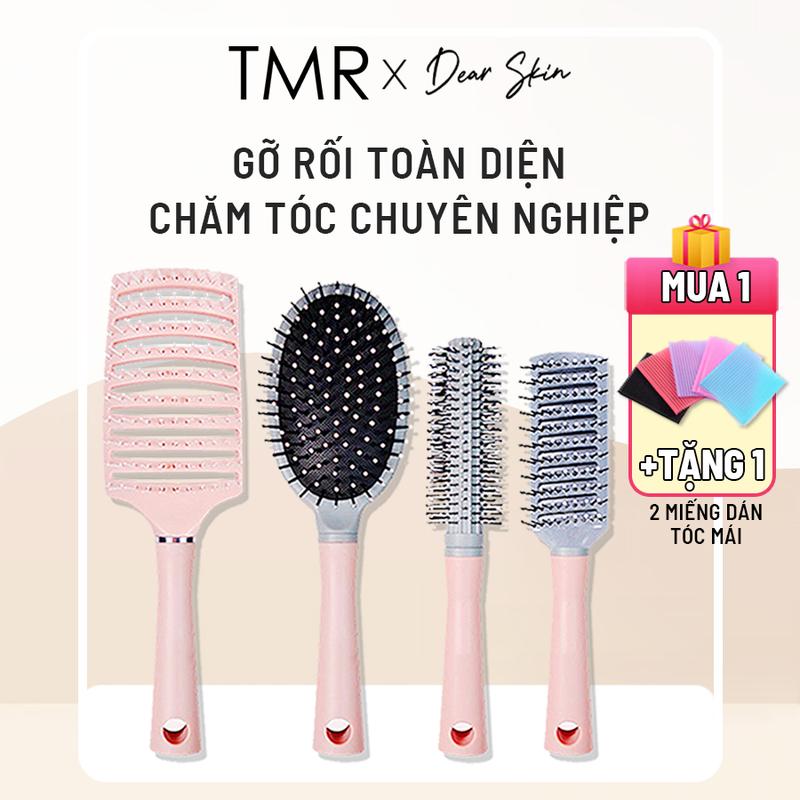 Lược Chải Tóc Gỡ Rối Angel Pink TMR,lược Chuyên Dụng Cho Tóc Xoăn, Màu Hồng Xinh Xắn Dễ sử dụng lược loopy