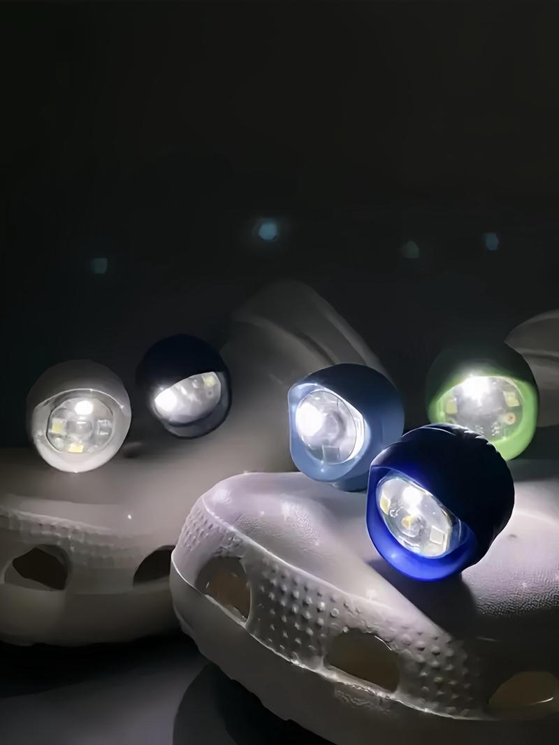 Product Introduction of Cute Shoe Light, Removable LED Light Up Shoe Decoration Charms, Shoes Decoration Accessories for Clogs, Outdoor Sports Lighting Shoe Lights 2