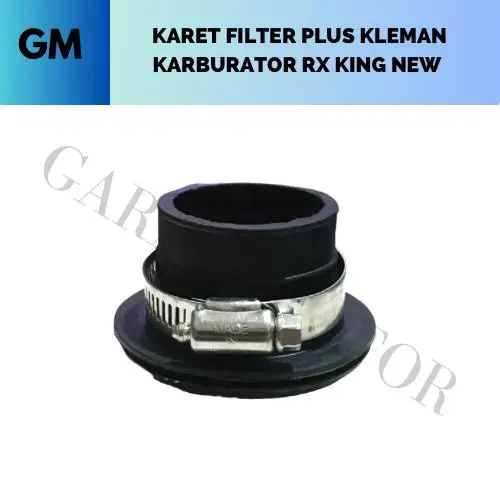 Karet Filter Plus Kleman Karburator RX King New RXking RXK Motor