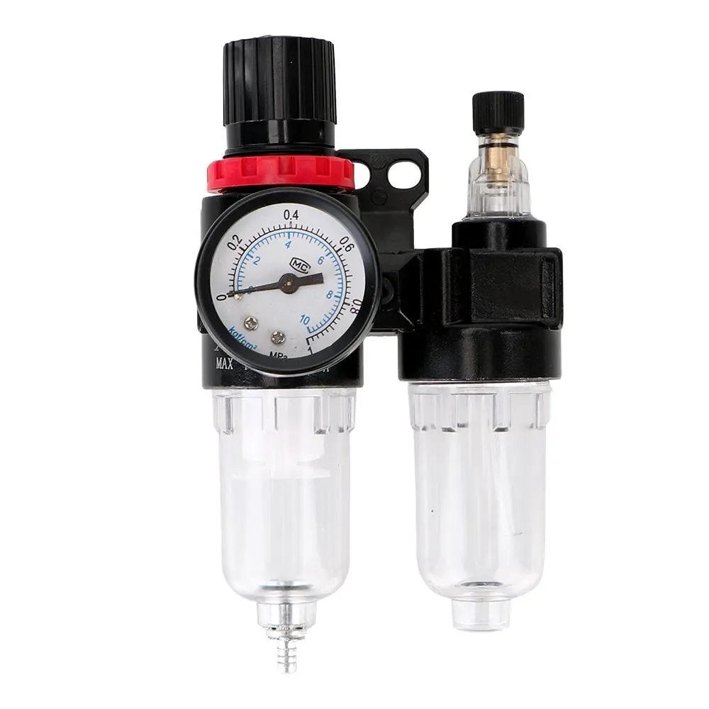 Oil Water Separation Meter Regulator Trap for AFC 2000 G1/4", Air Compressor Air Source Treatment Filter, Air Compressor Accessories for Home & Office