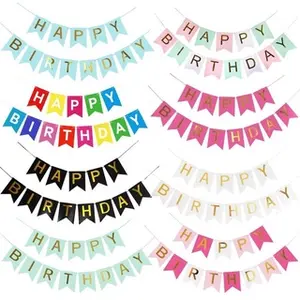 BANNER HAPPY BIRTHDAY IMPORT / DEKORASI BANNER ULTAH