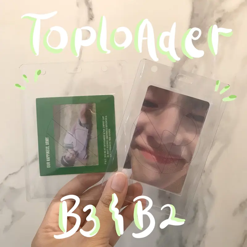 [MIN 5 PCS] TOPLOADER PACKING PHOTOCARD PELINDUNG PHOTOCARD SATUAN B2/B3 ID CARD/NAMETAG/CARD HOLDER 0