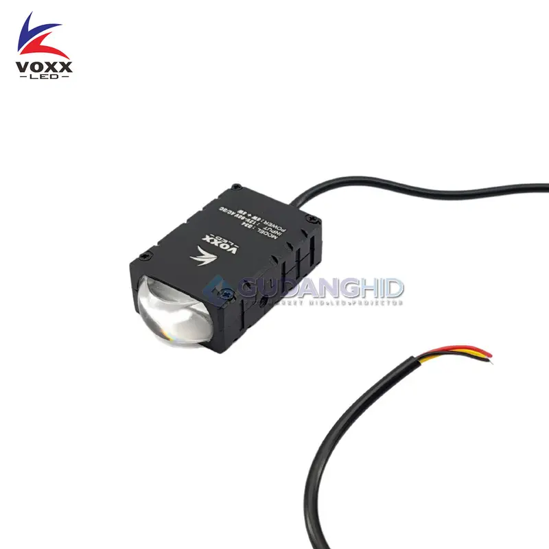 VOXX D34 Lampu LED Tembak Sorot Grill Mobil Motor D2 Slim Mini Laser Gun Kotak 16W 80V 3