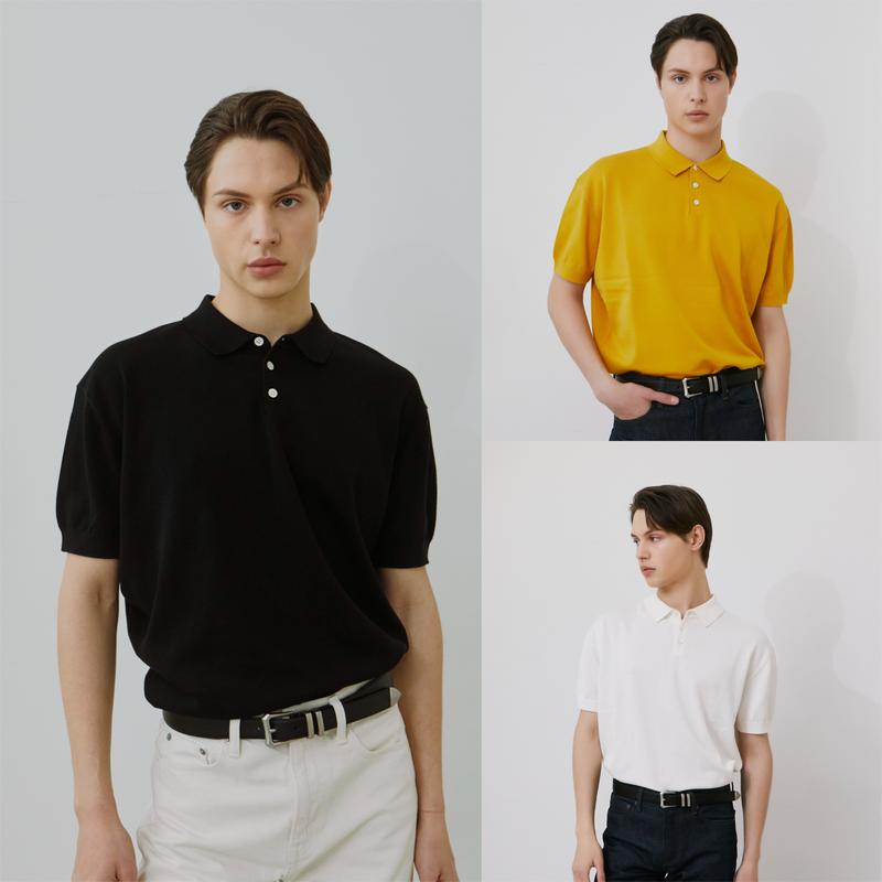 LOHNT COTTON Collar Shirts - nhiều màu, dáng polo, chất cotton cao cấp không bai xù 1