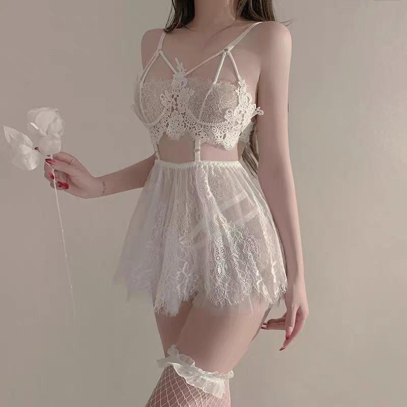 VN035 Váy Ngủ Ren Buộc Dây Quyến Rũ Nữ Voi Women 8