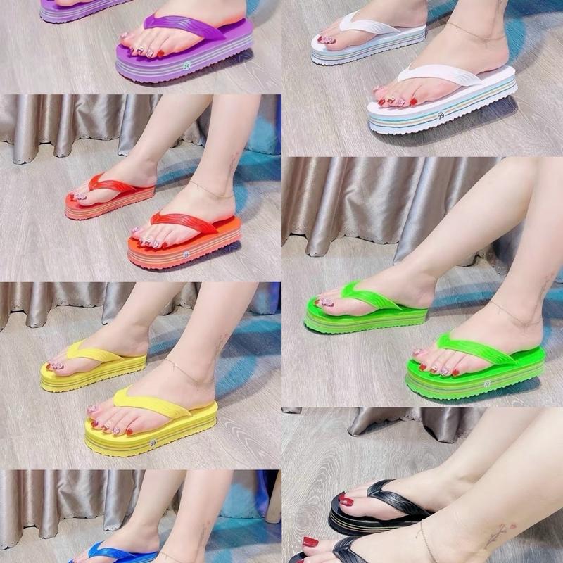 Dép Tông Cao 3P Nhẹ Êm lấy Tăng 1 Size xỏ ngón DéP Nữ GiàY Shoes
