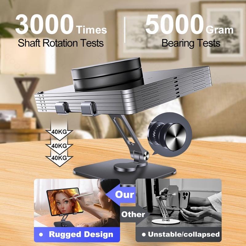 Tablet Stand Holder Rotation 360 Aluminum alloy For Tablet /HP/iPad/Redmi/Xiaomi/Samsung 3