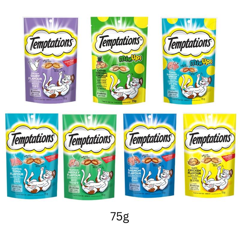 Temptations Cat Treats 75g (7 Variant Available) - TikTok Shop Malaysia