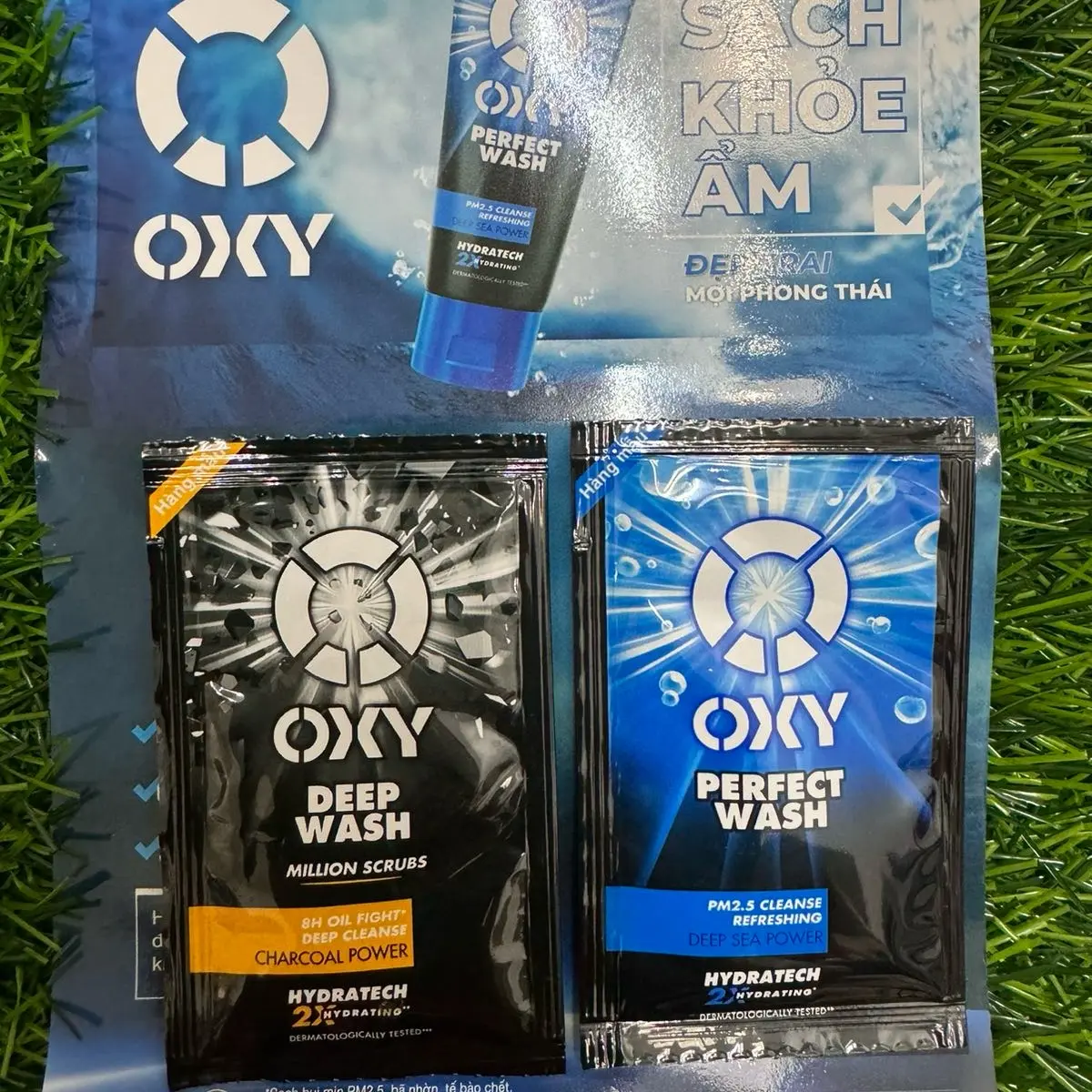 SET 2 GÓI SỮA RỬA MẶT OXY DEEP WASH VÀ PERFECT WASH (3g*2=6g)