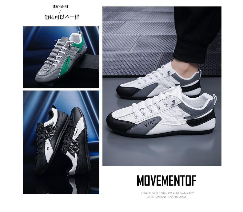 Product Introduction of Live Streaming Hot Sale Summer New Korean Style Trendy Umbrella Cloth Breathable Loafers Ultra-light Casual Men's Shoes Parent 26