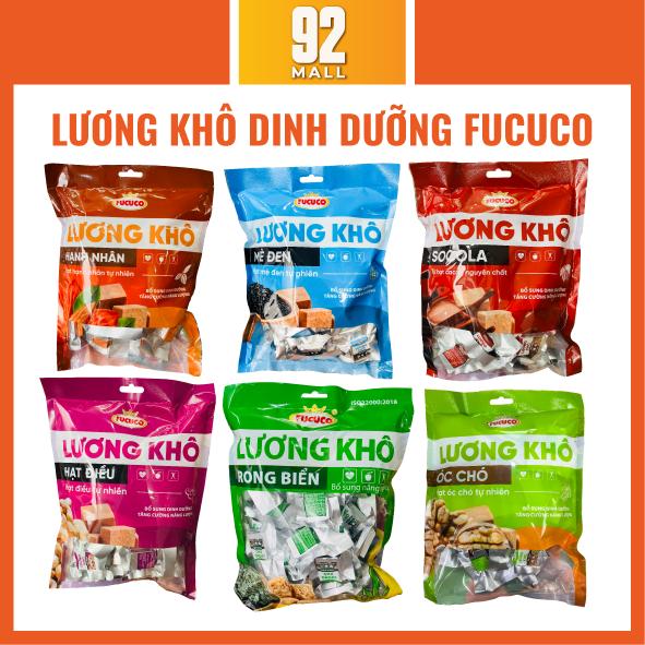 [Giảm 30K] Combo 2 Túi Lương Khô Mini Fucuco Ăn Vặt Dinh Dưỡng Túi 400g