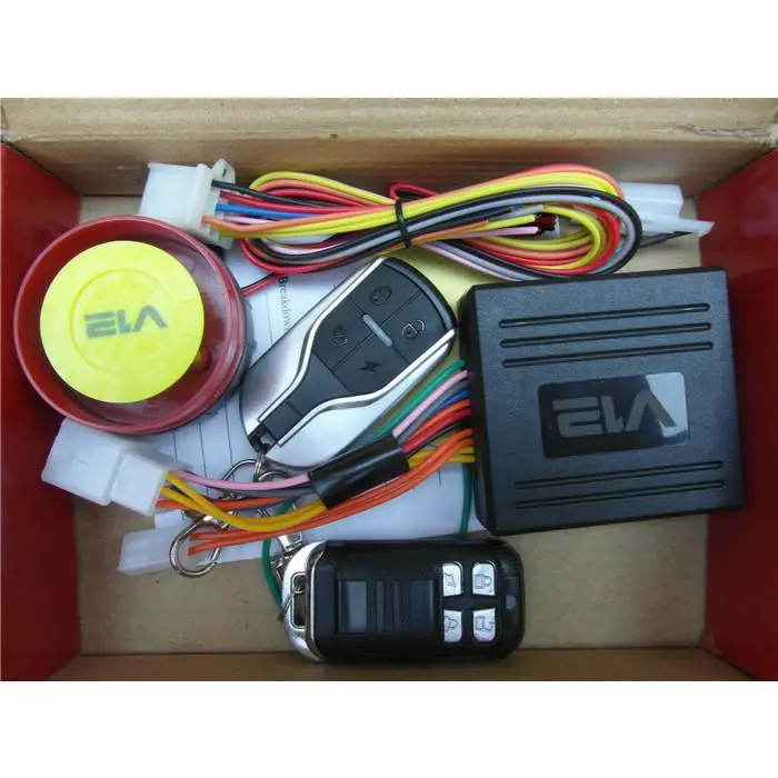 ALARM MOTOR V12 BISA STARTER 2 REMOTE ANTI MALING SENSOR GETAR ALARAM Set