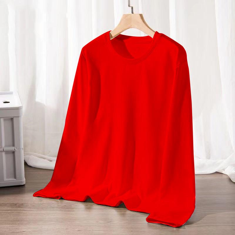 Áo Lót Giữ Nhiệt, Dành Cho Nam Giới, Hai Mặt Dralon, Cổ Tròn, Màu Trơn Có Thể Đeo Bên Trong, Ấm Áp, Tay Áo Dài, Áo Sơ Mi Lớp Nền Hàng Mới Về 2