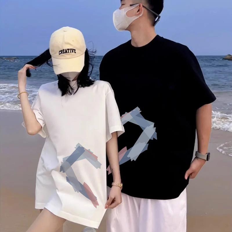 Set đồ đôi áo thun tay lỡ form rộng oversize trái tim nam nữ mặc cùng người yêu quà tặng bạn gái love Studio AS122 Cotton 4