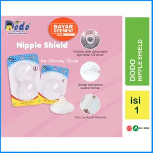 Dodo Nipple Shield Silikon Pelindung Puting Sambungan Payudara Ibu Menyusui