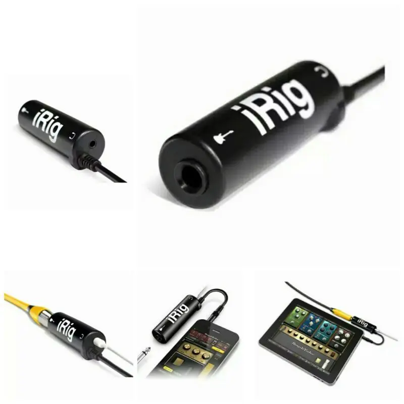 ORIGINAL iRig AmpliTube Guitar Interface Adapter for Android & iOS 7