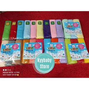 WARNA TERLENGKAP!!! BEDONG BAYI POLOS RAINBOW BAHAN ADEM LEMBUT UKURAN JUMBO