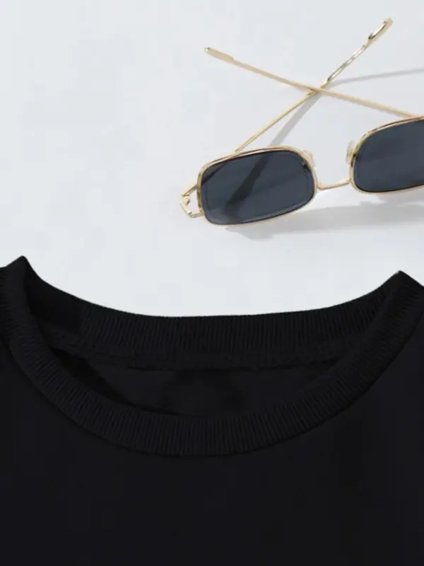 Women's Letter Print Round Neck Sweatshirt, Casual Long Sleeve Crew Neck Pullover for Fall & Winter,  Sweatshirts for Women,  Fashion Women's Clothes for Daily Wear 6