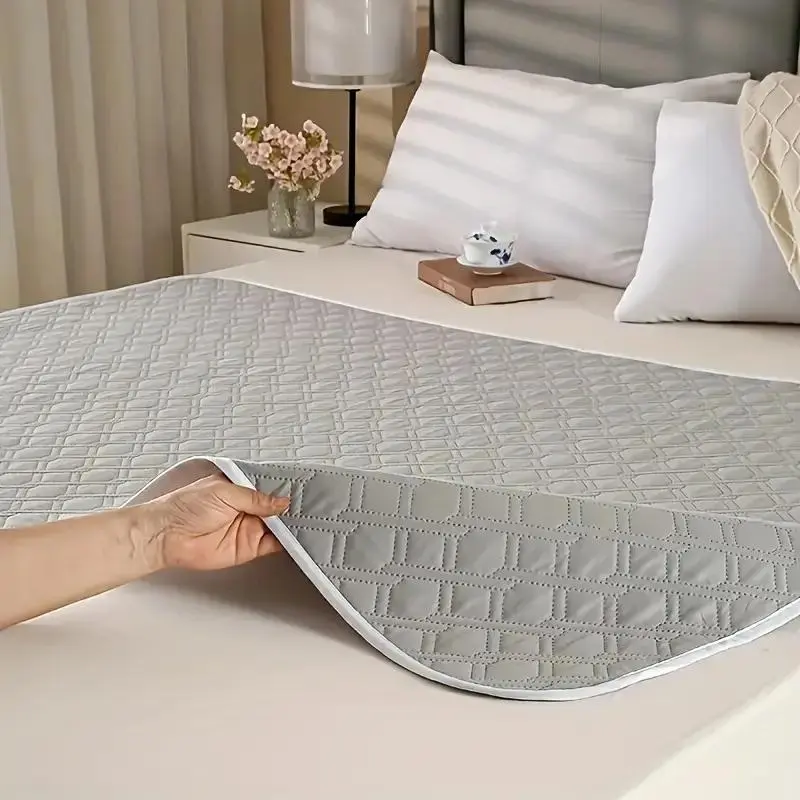 Washable Bed Pad, Reusable Waterproof Bed Pad, Breathable Bedding Mattress Protector for Elderly, Baby & Menstrual Use 8