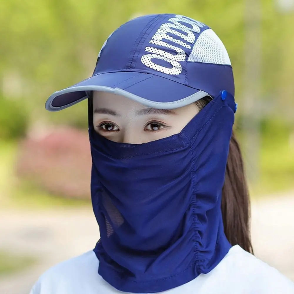 Shawl Hats Neck Protection Neck Protection Sun Cap Removable UV Protection Sunshade Hat Cool Quick Drying Face Shield Cap Lady