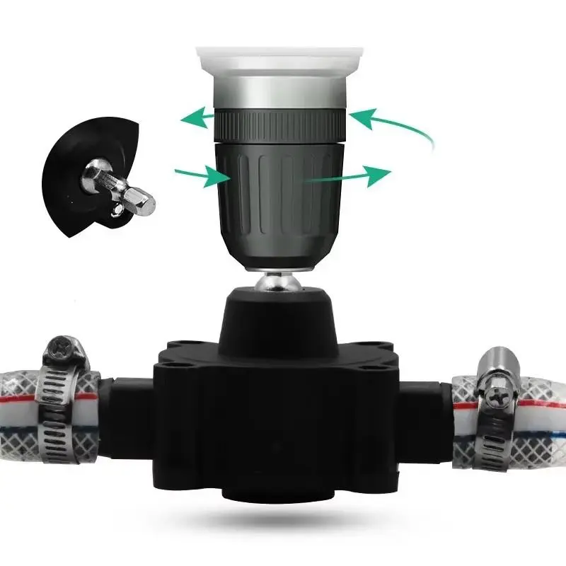 Portable Self-priming Centrifugal Pump, 1 Count DC Oil Pump, Small Pump for Fish Tank, Garden Pond, Car Outdoor 6
