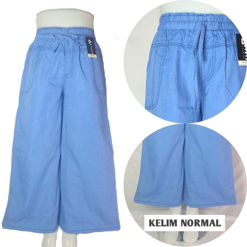 Ataya Store - CELANA KULOT PANJANG WANITA Semi Jeans MUAT BB 40-60KG 4