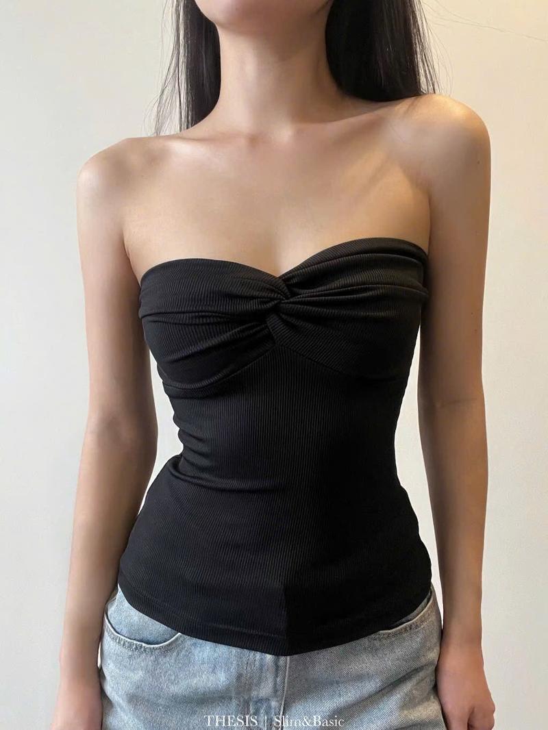 Product Introduction of Áo TUBe Croptop Quây Ngang ALCH.Áo quây không Có MúT ngực Ôm body Áo croptop 201 áo croptop Nữ Women Nữ Women 5