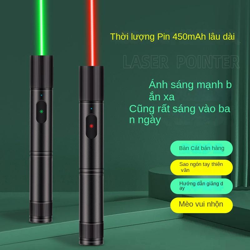 Bút Laser Bút Chỉ Báo Bút Laser Công Suất Cao Đèn Laser Màu Xanh Lá Cây