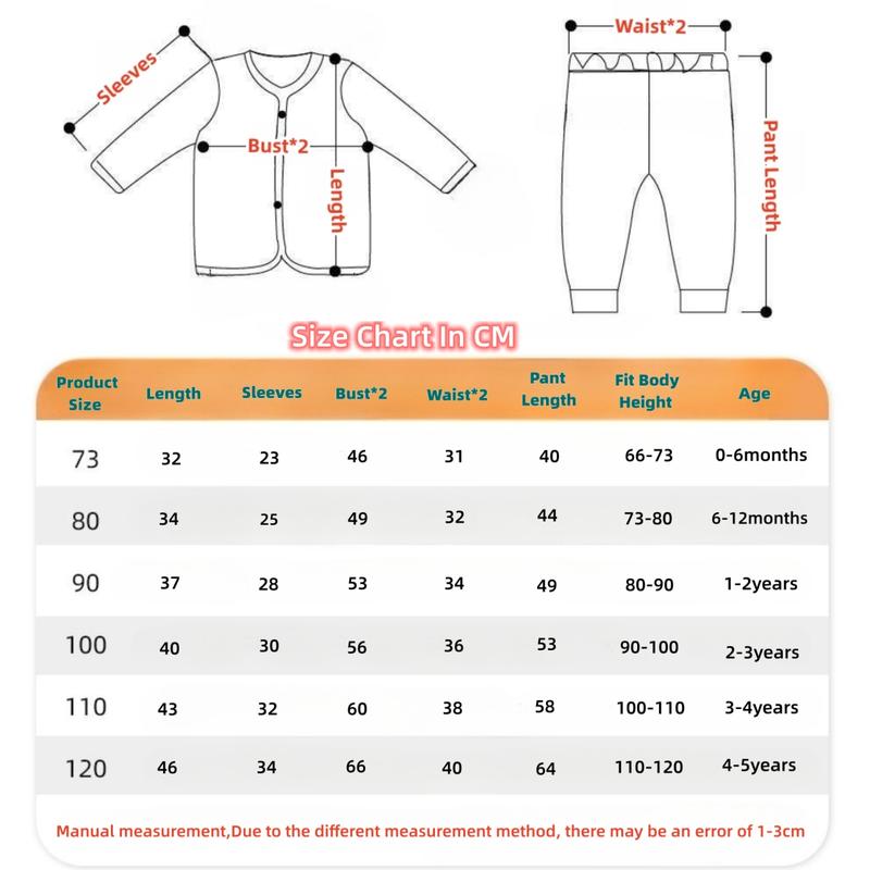Product Introduction of Baby Girls Cotton Pajamas Set Long Sleeves & Pant Cute Sleepwear for 0-5yrs Kids 0